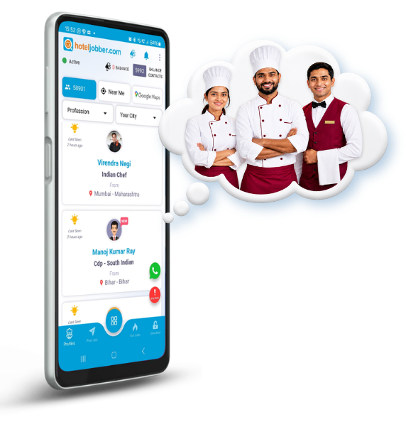 Hotel Jobber mobile application